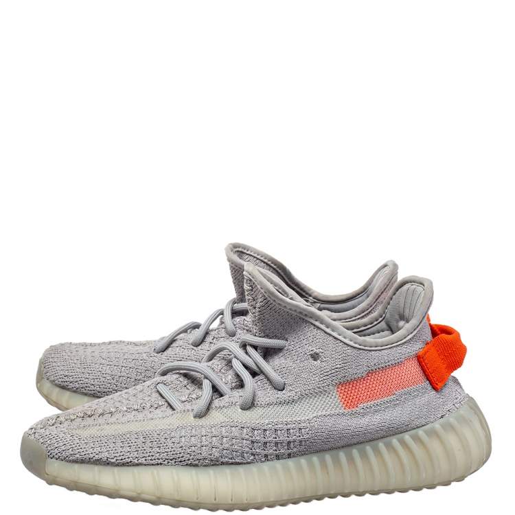 مملوكة مسبقًا Yeezy x Adidas Grey Cotton Knit Boost 350 V2 'Trfrm' Sneaker Size 38