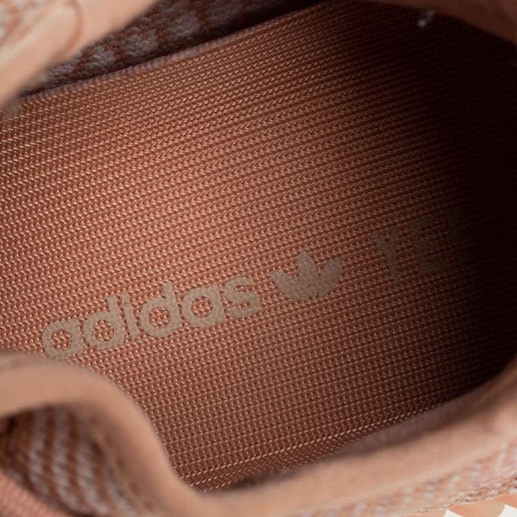 Pre Owned Yeezy x adidas Clay Knit Fabric Boost 350 V2 Sneakers Size 36 2/3