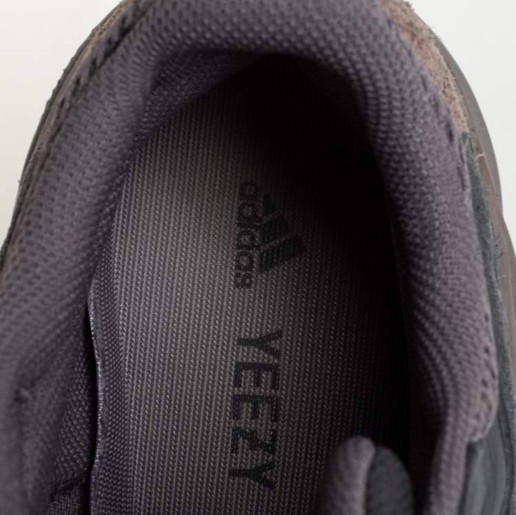 Pre Owned Yeezy x adidas Grey/Brown Mesh And Suede Boost 700 Mauve Sneakers Size 38 2/3