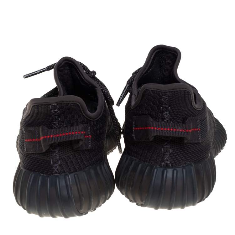 Pre Owned Yeezy x Adidas Grey Knit Fabric Boost 350 V2 Sneakers Size 40 2/3