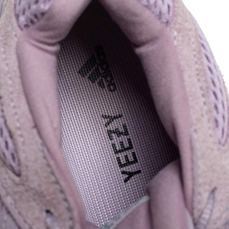 Pre Owned Yeezy x adidas Purple Mesh And Suede 500 Soft Vision Low Top Sneakers Size 38