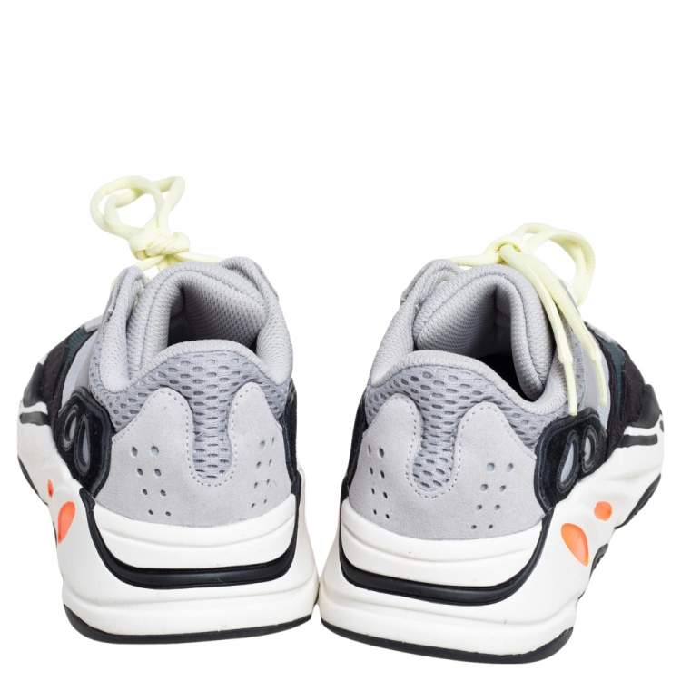 مملوكة مسبقًا Yeezy x Adidas Multicolor Mesh and Suede Boost 700 Wave Runner Sneakers Size 38