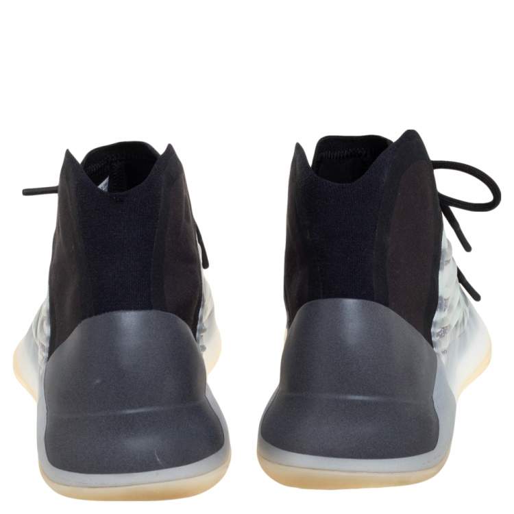 Pre Owned Yeezy x adidas Multicolor Mesh And Fabric QNTM High Top Sneakers Size 40 2/3