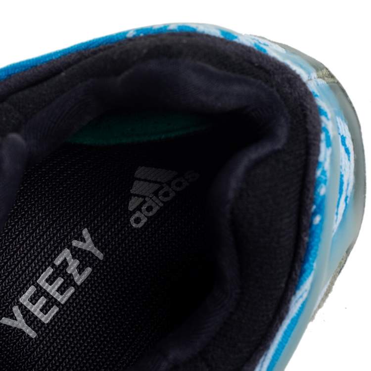 Pre Owned Yeezy x Adidas Blue Fabric And Rubber 700 V3 Arzareth Sneakers Size 36