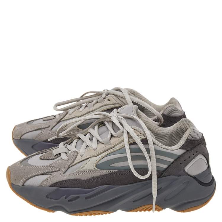 مملوكة مسبقًا Yeezy x Adidas Grey Nylon And Suede Boost 700 V2 Tephra Sneakers Size 38 2/3