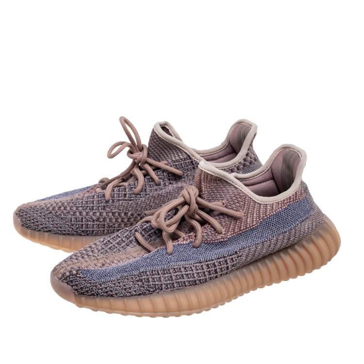 مملوكة مسبقًا Yeezy x Adidas Multicolor Fabric Knit Boost 350 V2 Fade Sneakers Size 42 2/3