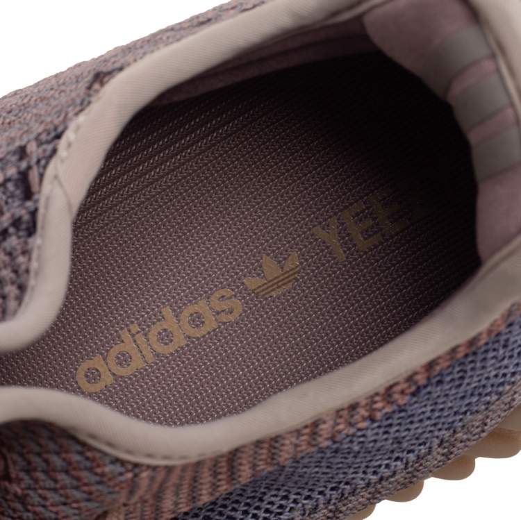 مملوكة مسبقًا Yeezy x Adidas Multicolor Fabric Knit Boost 350 V2 Fade Sneakers Size 42 2/3