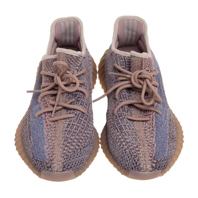 مملوكة مسبقًا Yeezy x Adidas Multicolor Fabric Knit Boost 350 V2 Fade Sneakers Size 42 2/3