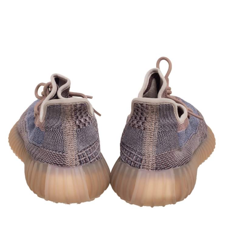 مملوكة مسبقًا Yeezy x Adidas Multicolor Fabric Knit Boost 350 V2 Fade Sneakers Size 42 2/3