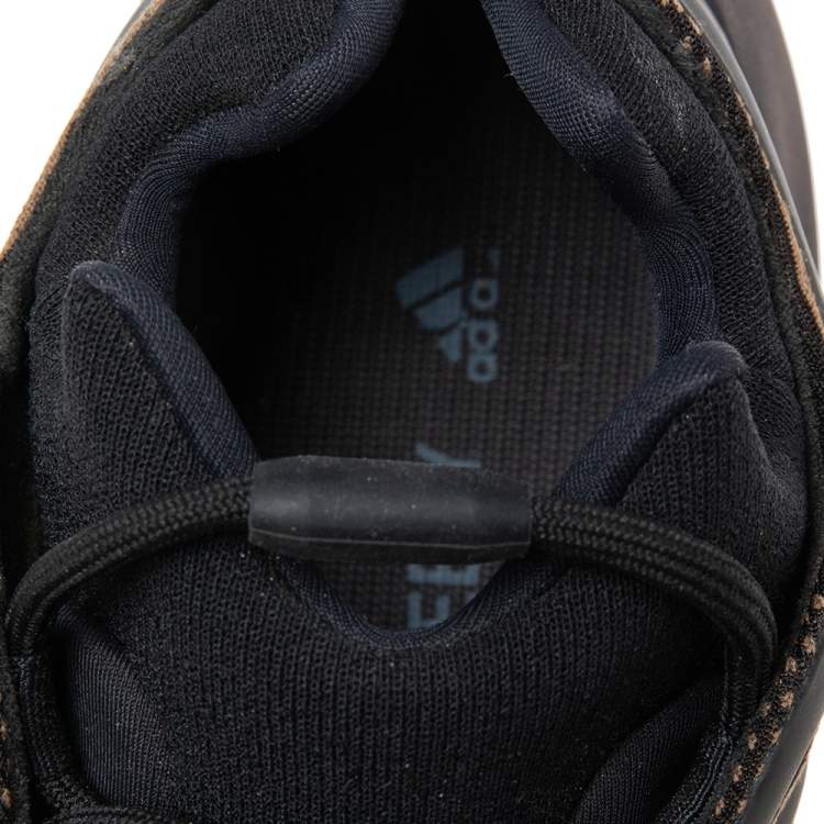 مملوكة مسبقًا Yeezy x Adidas Brown/Black Knit Fabric and Rubber V3 700 Sneakers Size 40