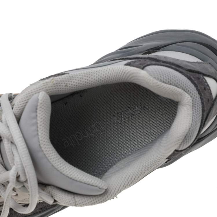 Pre Owned Yeezy x Adidas Grey Suede And Fabric Boost 700 V2 Tephra Sneakers Size 40