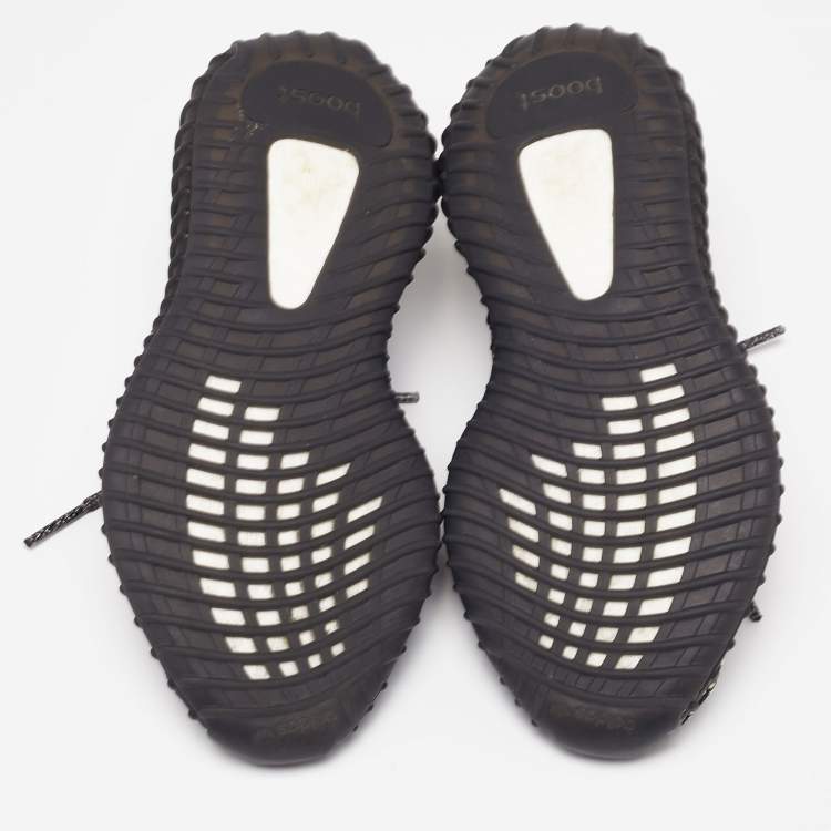 Pre Owned Adidas Yeezy Boost Multicolor Knit Fabric And Mesh 350 V2 Yecheil (Non-Reflective) Sneakers Size 37 1/3