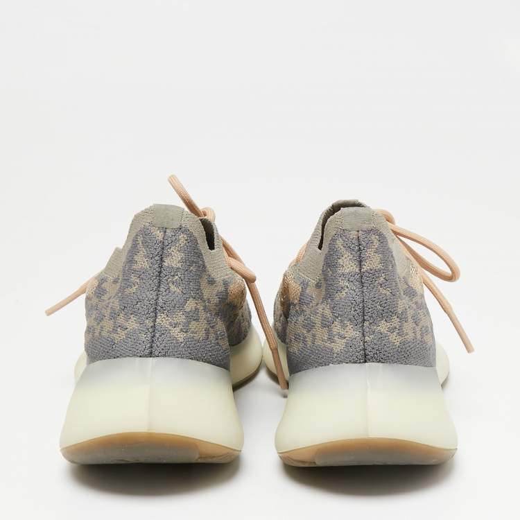 مملوكة مسبقًا Yeezy x Adidas Multicolor Fabric And Mesh Yeezy Boost 380 Mist Reflective Sneakers Size 39.5 