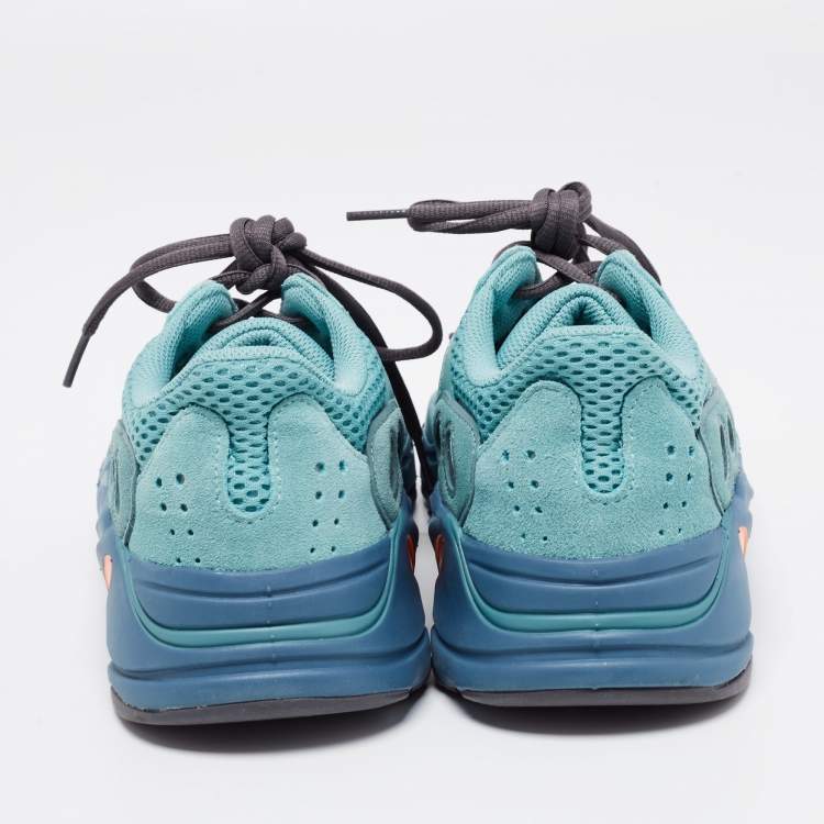 Pre Owned Yeezy x Adidas Multicolor Suede And Fabric Yeezy 700 Sneakers Size 39.5