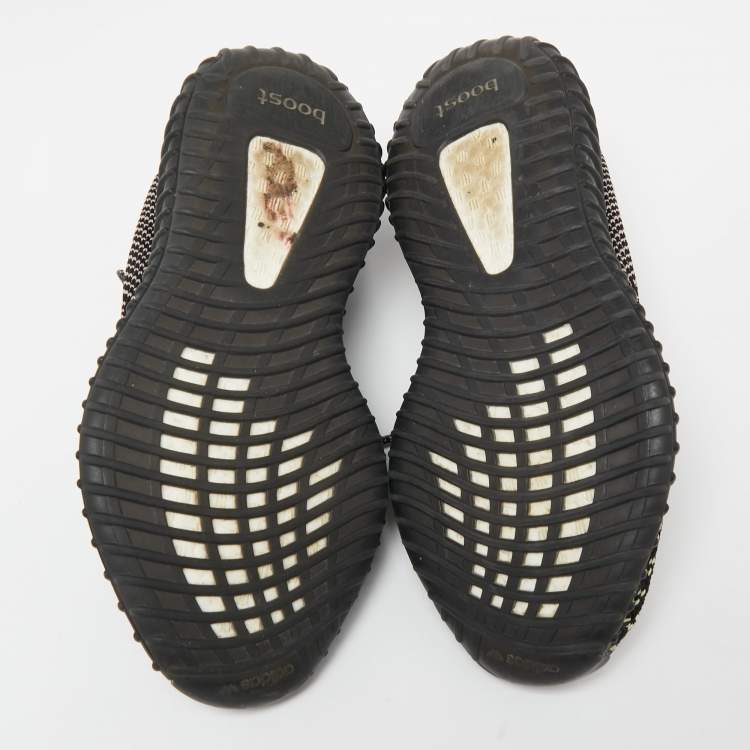 Pre Owned Adidas Yeezy Boost Multicolor Knit Fabric And Mesh 350 V2 Yecheil Reflective Sneakers Size 40