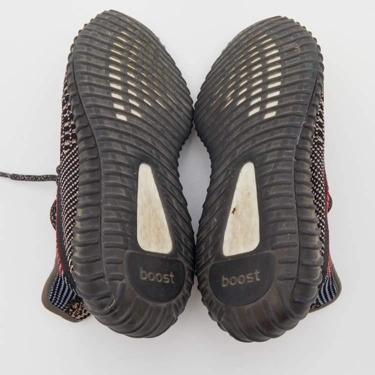 Pre Owned Yeezy x Adidas Multicolor Knit Fabric Boost 350 V2 Yecheil (Non-Reflective) Sneakers Size 36 2/3