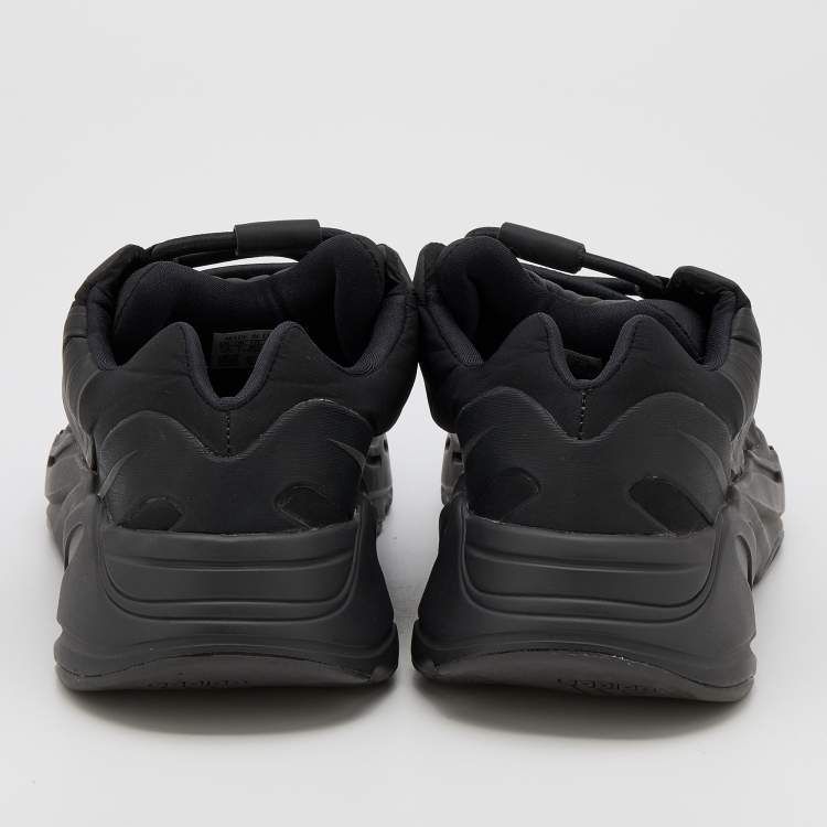 Pre Owned Yeezy x Adidas Black Nylon and Rubber Boost 700 MNVN Triple Black Sneakers Size 40 2/3