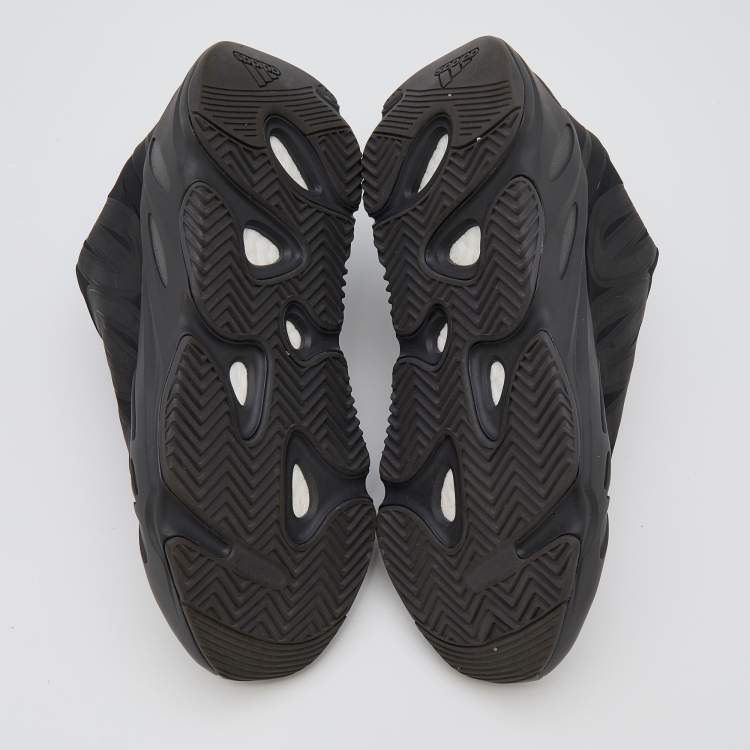 Pre Owned Yeezy x Adidas Black Nylon and Rubber Boost 700 MNVN Triple Black Sneakers Size 40 2/3