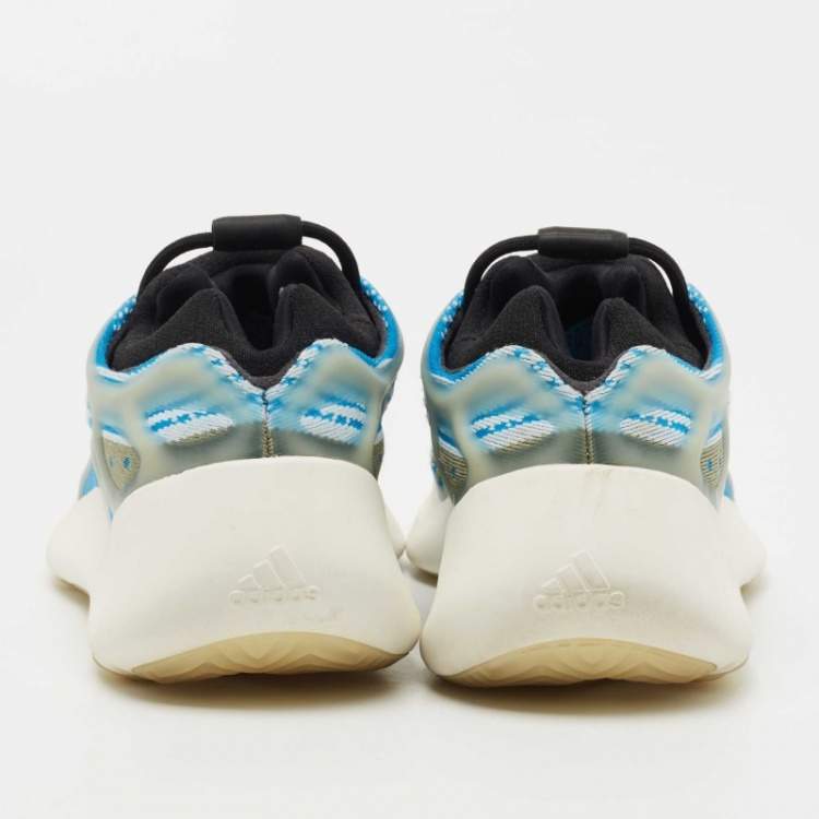 Pre Owned Yeezy x Adidas Multicolor Knit Fabric and Rubber Yeezy 700 “Azareth” Sneakers Size 38