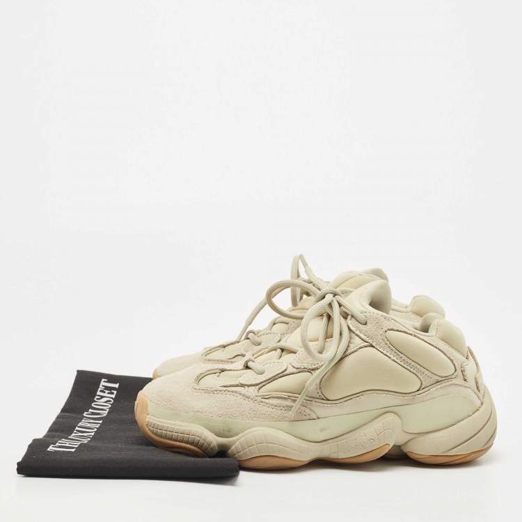 مملوكة مسبقًا Yeezy x Adidas Grey Suede and Fabric yeezy-500-stone Sneakers Size 38