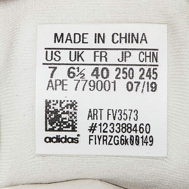 Pre Owned Yeezy x Adidas White Suede and Mesh Yeezy 500 Bone White Sneakers Size 40