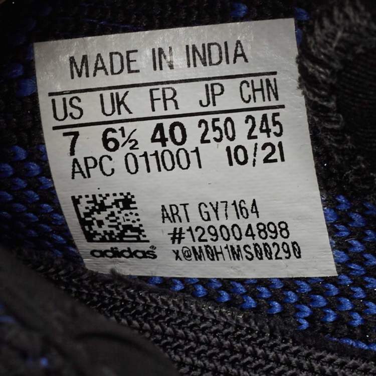 Pre Owned Yeezy x Adidas Black/Blue Knit Fabric Boost 350 V2 Dazzling Blue Sneakers Size 40