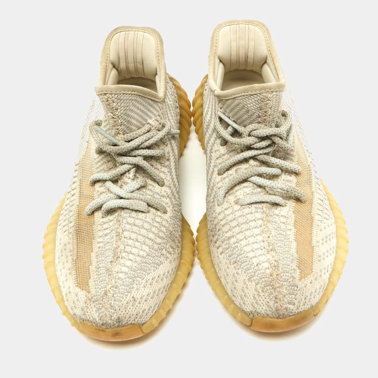 Pre Owned Yeezy x Adidas Boost 350 V2 Lundmark Non-Reflective Sneakers Size 38