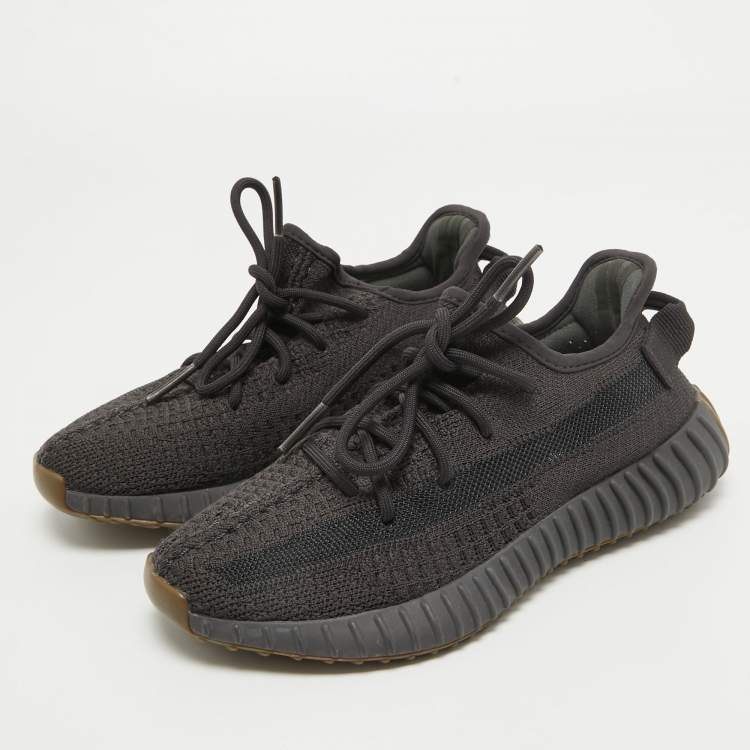 Yeezy x Adidas Black Knit Fabric Boost 350 V2 Cinder Sneakers Size ...
