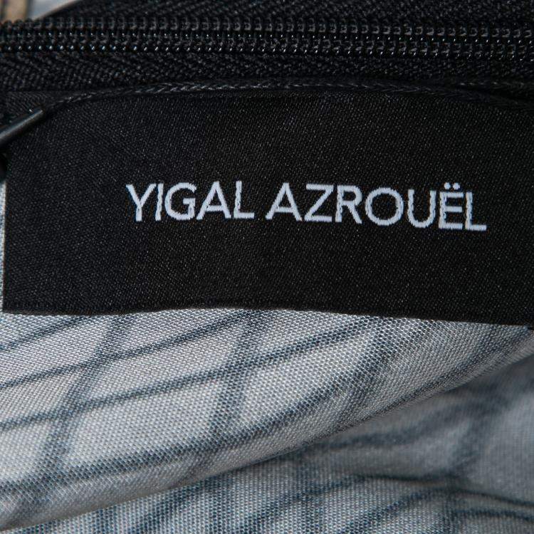 Pre Owned Yigal Azrouel Multicolor Abstract Print Strappy Cropped Jumpsuit M