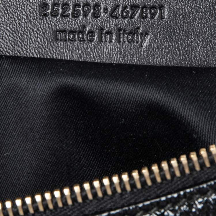Pre Owned Yves Saint Laurent Black Leather Zip Hobo