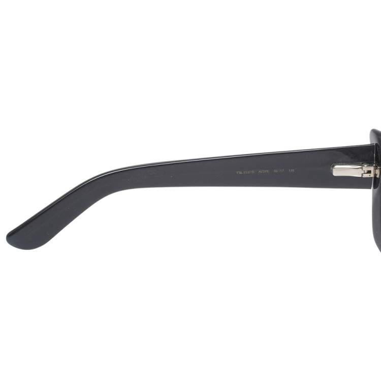 Pre Owned Yves Saint Laurent Paris Grey Degrade/ Grey 6337/S Cat Eye Sunglasses