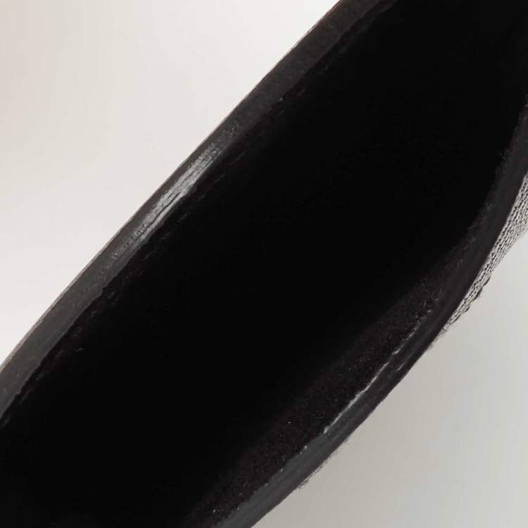 Pre Owned Yves Saint Laurent Black Leather Porte Blackberry Cover