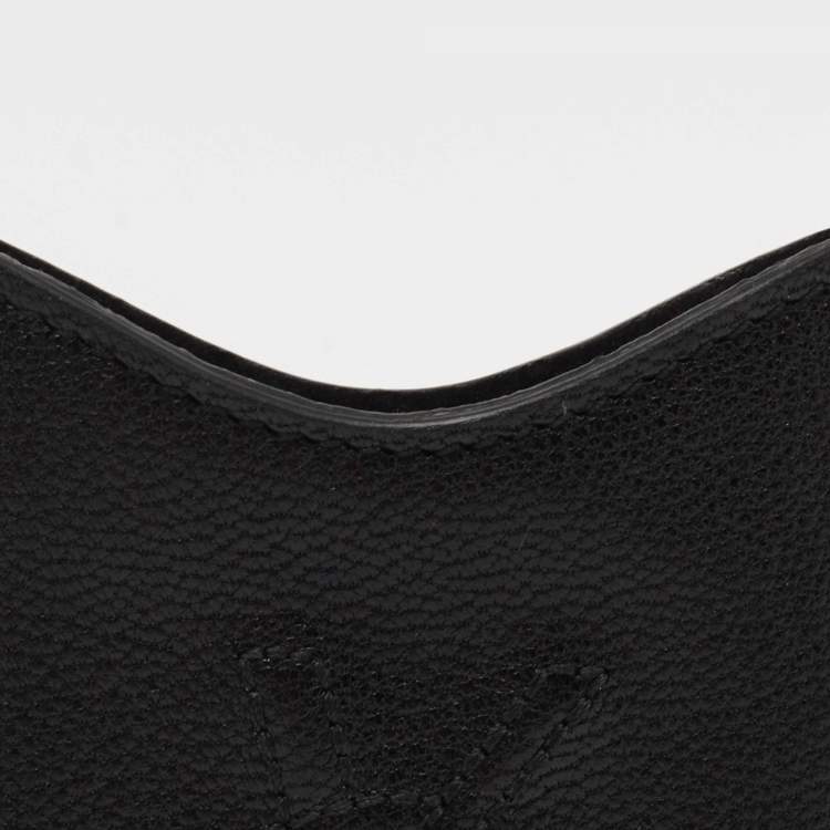 Pre Owned Yves Saint Laurent Black Leather Porte Blackberry Cover