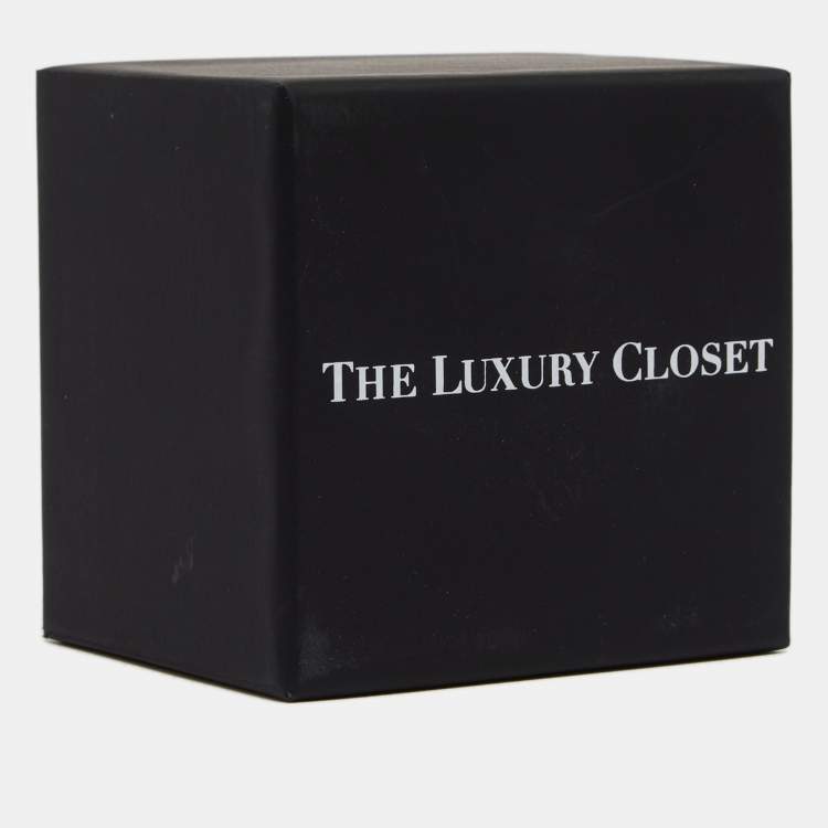Pre Owned Yves Saint Laurent Black Patent Leather Bow Waist Belt 75CM