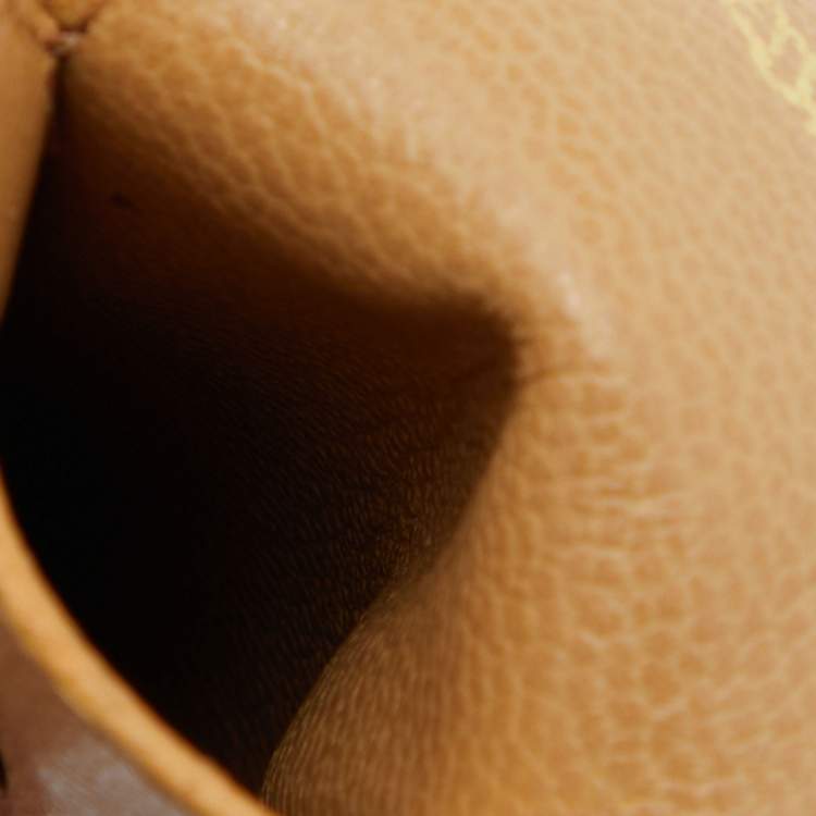 Pre Owned Yves Saint Laurent Beige Leather Pen Case