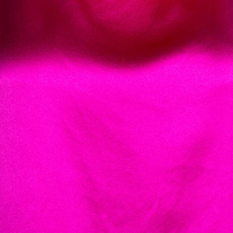 Pre Owned Yves Saint Laurent Fuschia Pink Silk Cowl Neck Top M