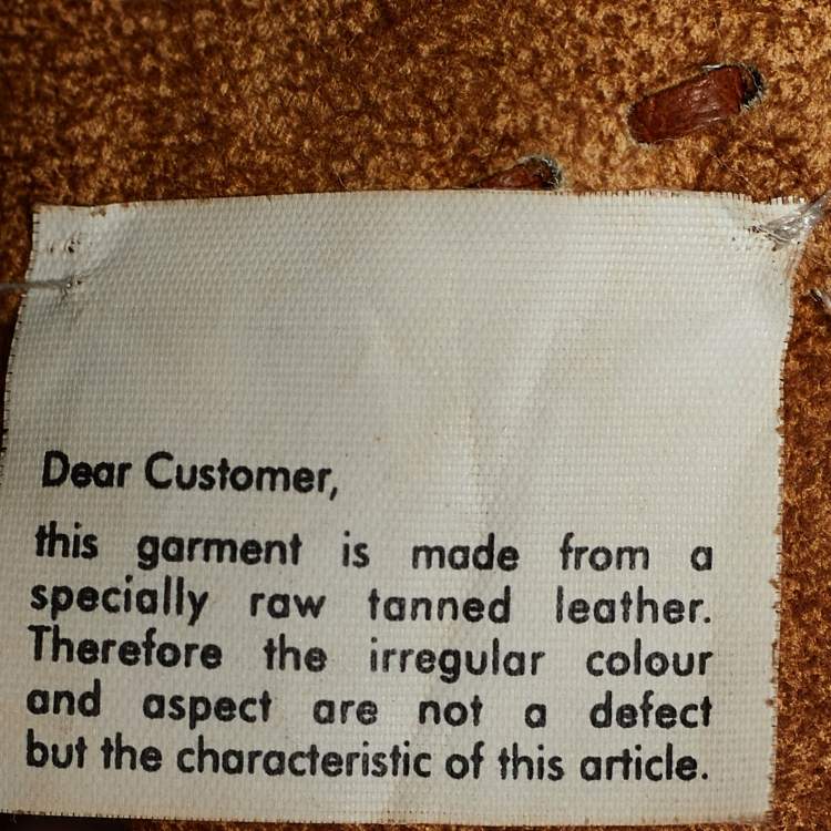 Pre Owned Yves Saint Laurent Rive Gauche Brown Suede Patchwork Draped Skirt M