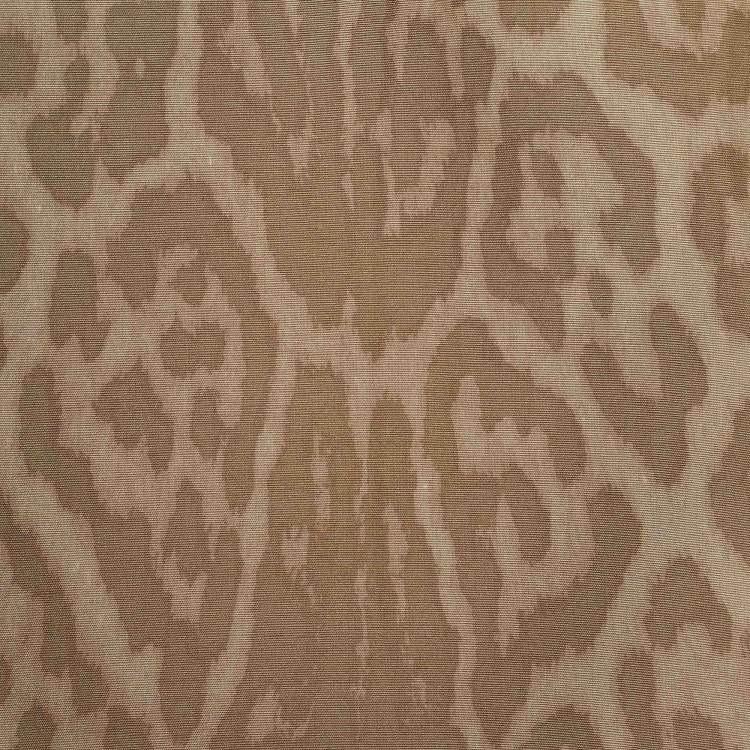 Pre Owned Yves Saint Laurent beige Leopard Print Silk Blouse M