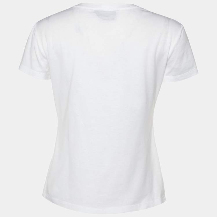 Saint Laurent: Black Rive Gauche Logo T-Shirt