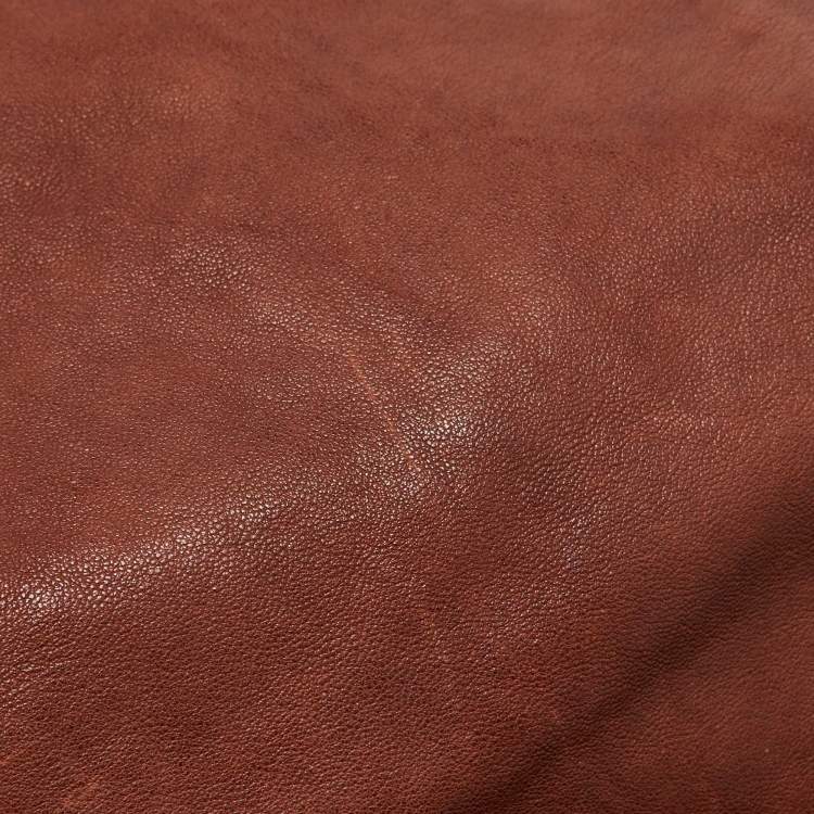 Pre Owned Yves Saint Laurent Brown Leather Roady Hobo