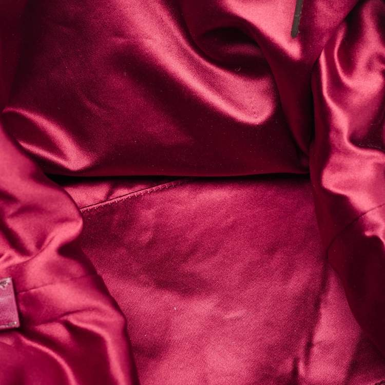 Pre Owned Yves Saint Laurent Ombre Pink Leather Easy Y Satchel