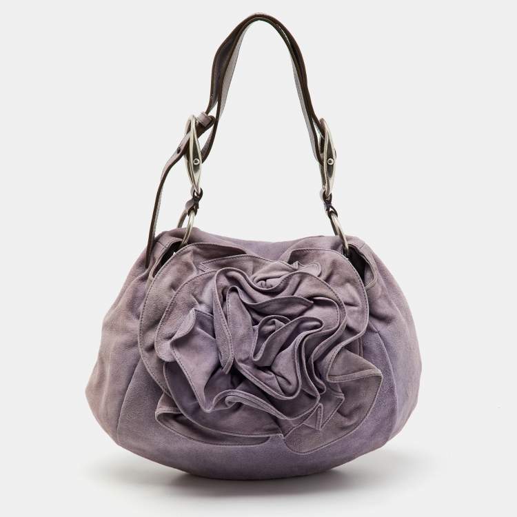 Saint Laurent Le 5 à 7 Soft Large Shoulder Bag in Suede
