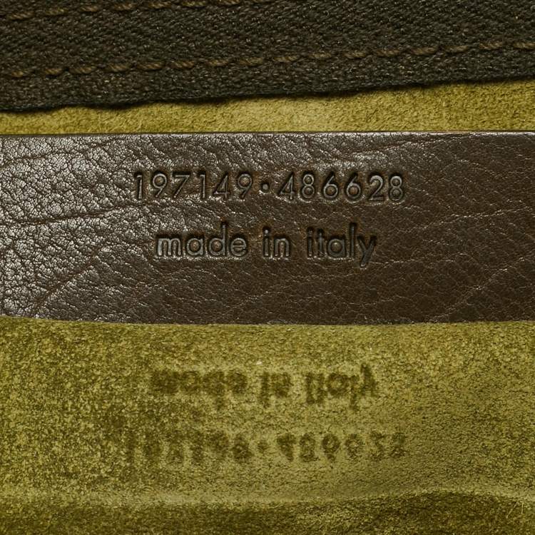 Pre Owned Yves Saint Laurent Tricolor Leather and Suede Medium Muse Two Top Handle Bag