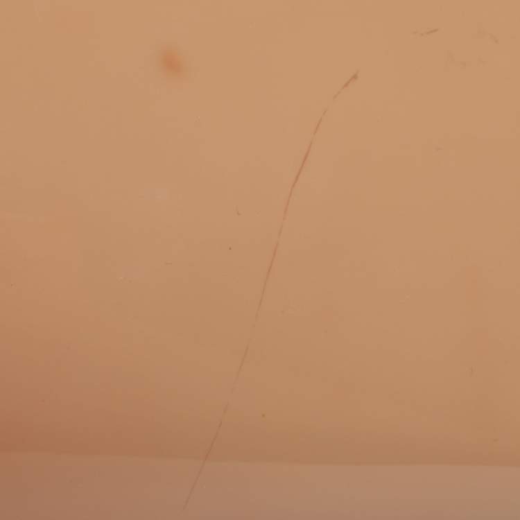 Pre Owned Yves Saint Laurent Beige Patent Leather Belle De Jour Flap Clutch