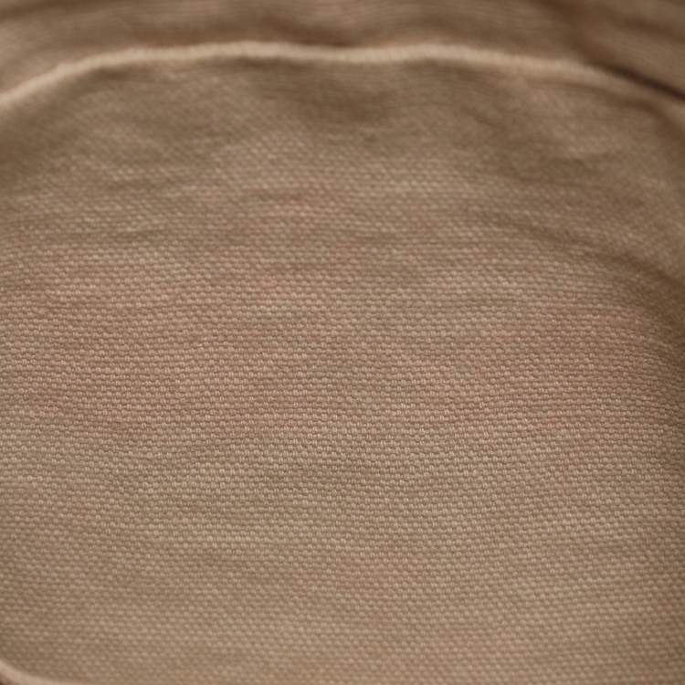 Pre Owned Yves Saint Laurent Beige Leather Studded Clutch