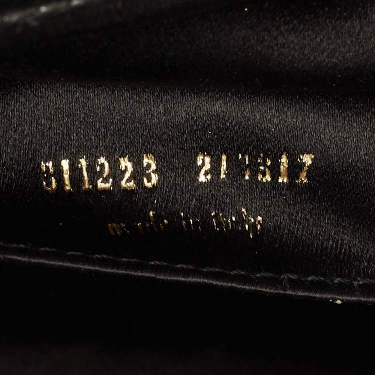 Pre Owned Yves Saint Laurent Belle De Jour Black Patent Leather Clutch