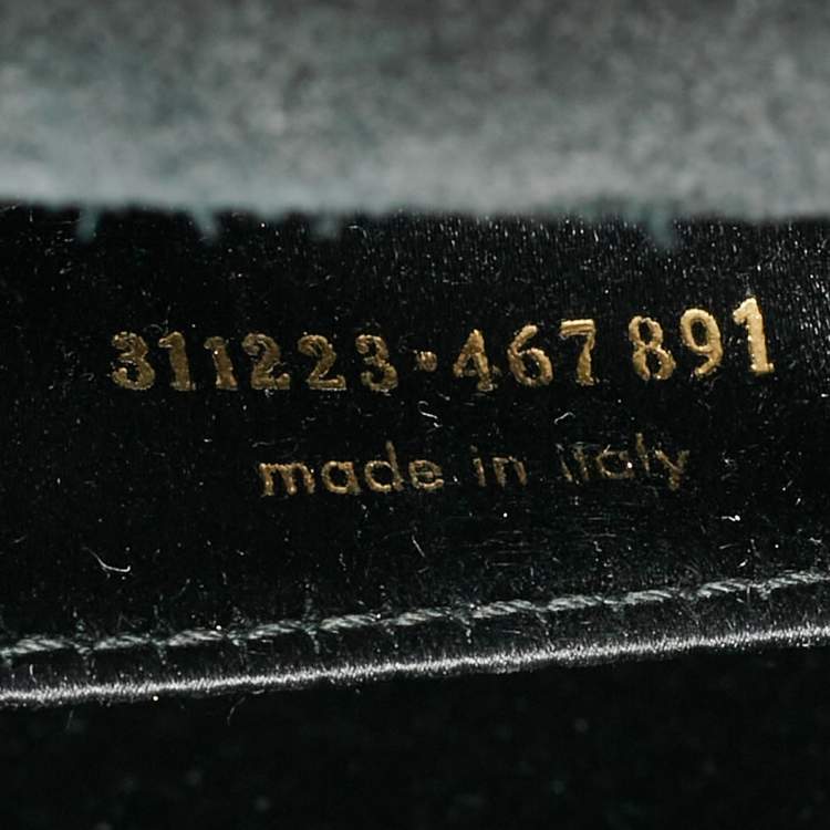 Pre Owned Yves Saint Laurent Belle De Jour Black Patent Leather Clutch