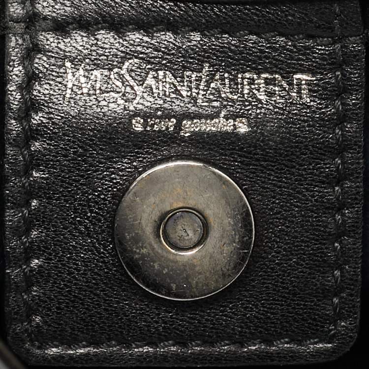 مملوكة مسبقًا Yves Saint Laurent Mombasa Mini Black Leather Hobo