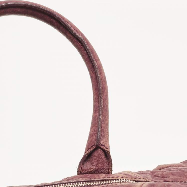 مملوكة مسبقًا Yves Saint Laurent Easy Y Mauve Pink Pebbled Leather Bag