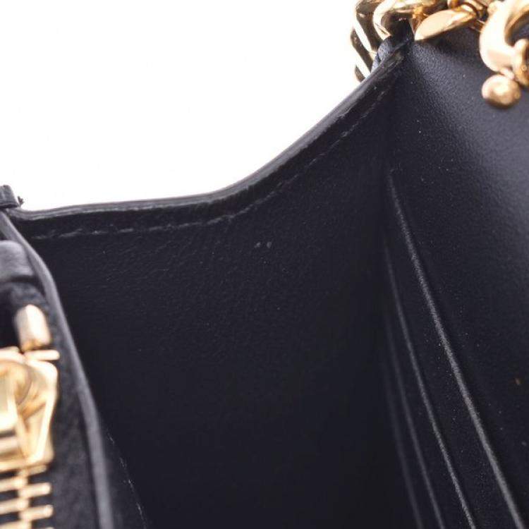 Pre Owned Yves Saint Laurent Black Leather Kate Chain Shoulder Bag